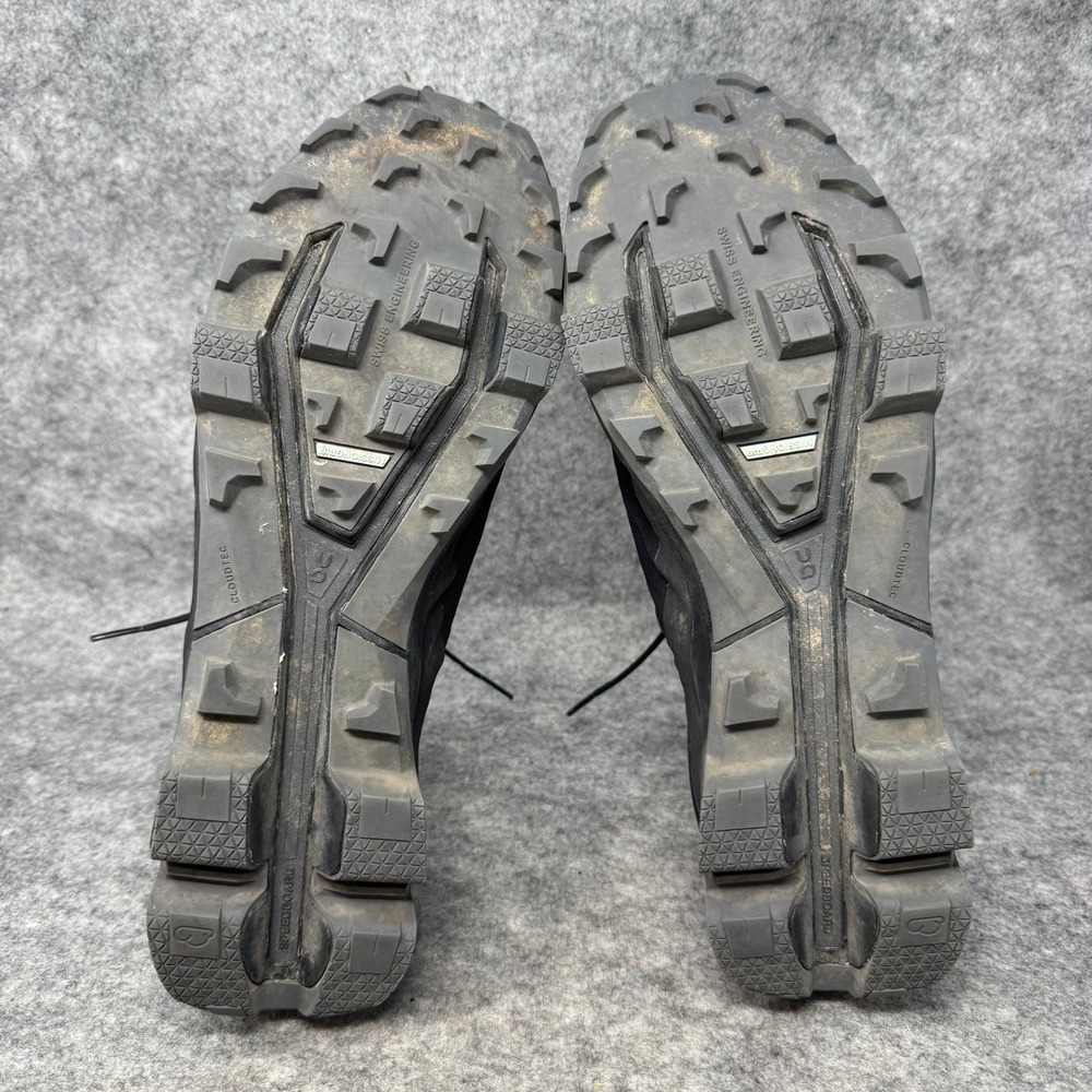 On Cloudventure Peak Shoes Mens Size 14 Trail Running Shoes Black Waterproof - Picture 9 of 9